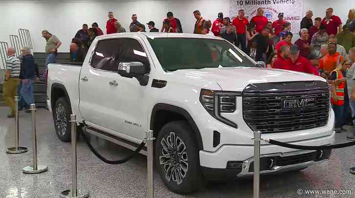 General Motors' Fort Wayne Assembly delivers 10 millionth vehicle to customer