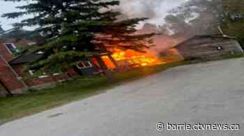 No injuries after fire in Clearview Township