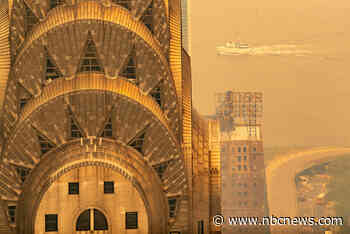 Air quality concerns continue into Thursday as wildfire smoke covers the Northeast