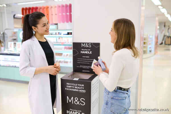 M&S launches beauty takeback scheme across 40 stores