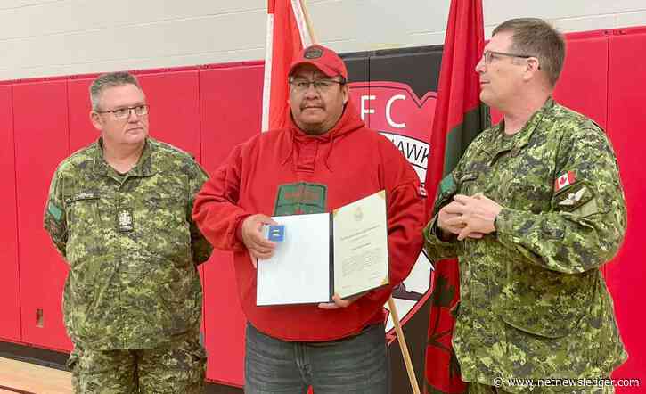 Ontario Canadian Ranger receives military commendation for service during forest fire