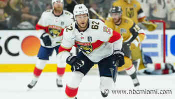 Panthers' Brandon Montour streaks home for son's birth between Stanley Cup Final games