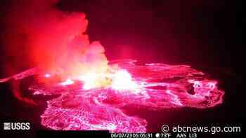 Kilauea, one of the world's most active volcanoes, begins erupting after 3-month pause
