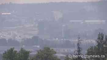 Winds expected to push smoke plumes into Barrie & surrounding areas