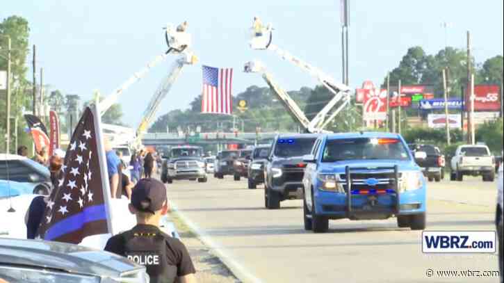 Funeral to be held for Denham Springs officer shot in the line of duty