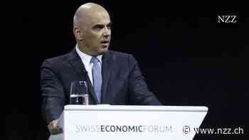 LIVE - 25. Swiss Economic Forum: Bundespräsident Alain Berset hat die Jubiläumsausgabe eröffnet. Die Konferenz im Live-Stream