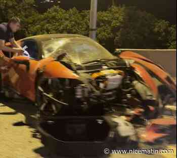 Une Ferrari hybride fait une impressionnante sortie de route sur la Moyenne corniche près de Monaco