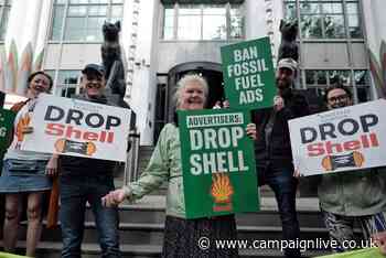 Climate activists stage anti-greenwash protest outside Wunderman Thompson