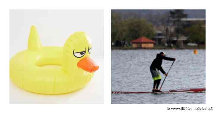 Alla deriva su un’anatra gonfiabile, vengono salvati da un uomo con un paddleboard: ecco cosa è successo