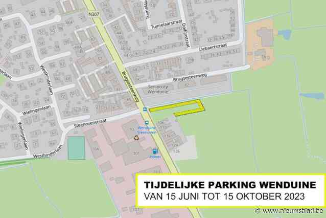 Tijdelijke randparking in Wenduine moet zomerse pakeerproblemen vermijden
