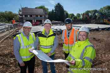 Building work underway at old Knaresborough Trelleborg site