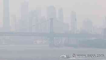 Giants cancel practice amid haze from wildfires