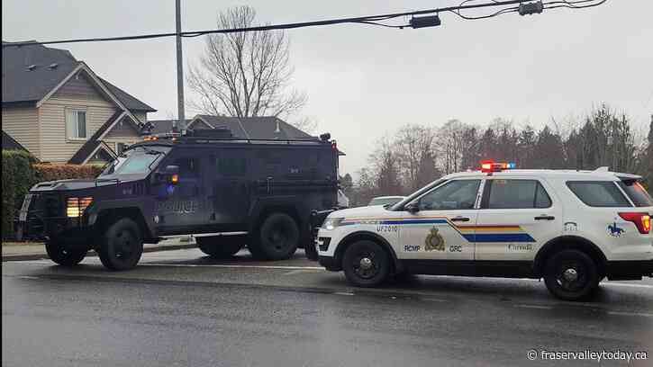 Police incident ends Wednesday night in Agassiz, man taken to Chilliwack Hospital
