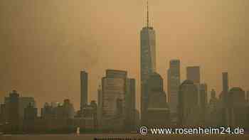 Rauch von Waldbränden hüllt New York ein