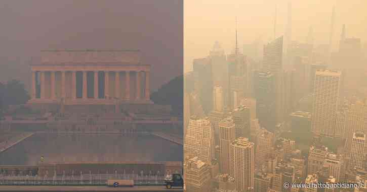 Da New York a Washington, gli Usa soffocano nei fumi degli incendi: “State a casa o indossate mascherine”