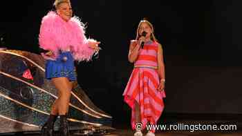 Watch Pink’s Daughter Willow Steal the Show With ‘Cover Me in Sunshine’ Performance
