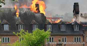 In pictures: More than 50 firefighters tackling huge blaze at grade two listed building in Heaton
