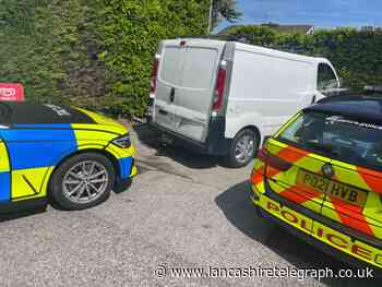 Wanted people driving van around Blackpool arrested