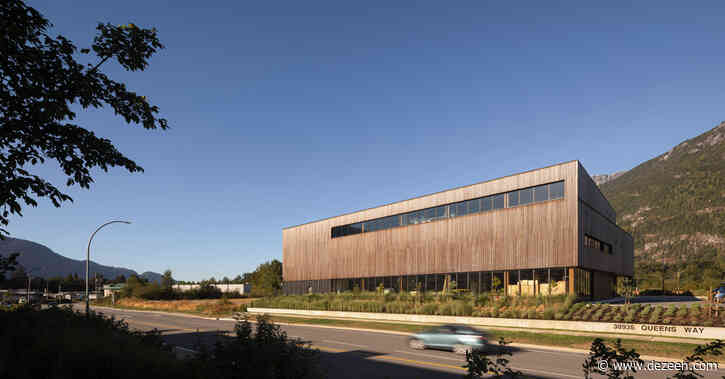 Hemsworth Architecture wraps Canadian mass timber factory in cedar slats