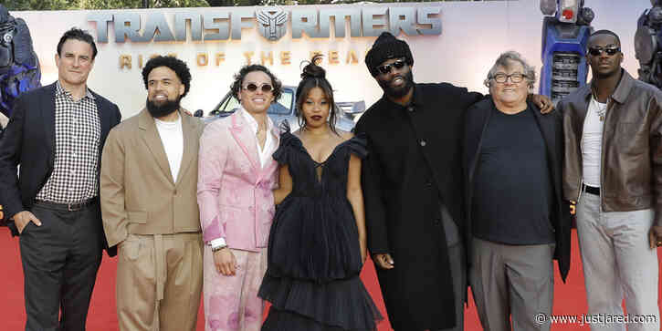 Anthony Ramos Poses With A 'Transformers' Sword at 'Rise of the Beasts' London Premiere (Pics)
