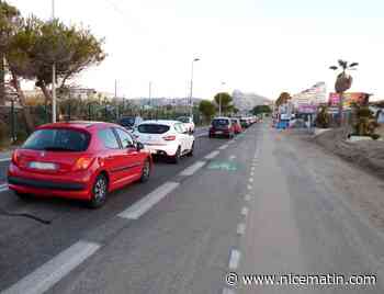 Une heure de ralentissements route du bord de mer à Antibes, après une collision faisant deux blessés