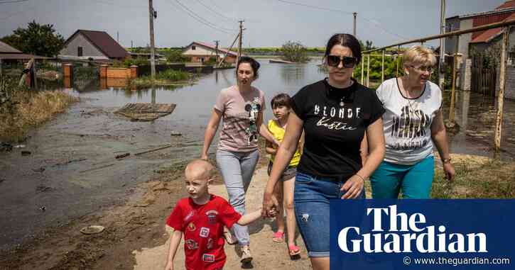 ‘They hate us so much’: villagers flee flooding after dam attack