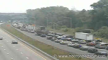 I-84 East closed for hours after motorcycle crash that sent one to hospital