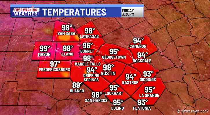 Hotter weather coming, but scattered thunderstorms continue