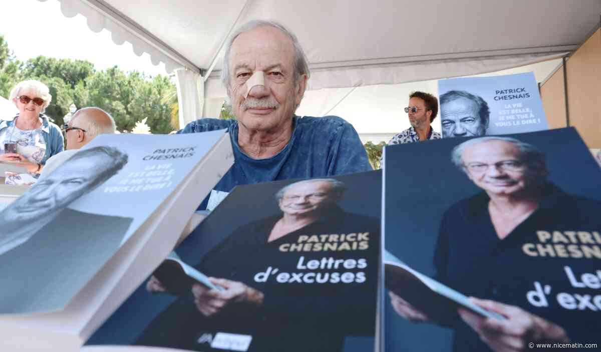 "Je m’excuse vraiment dans le bouquin"... Avant de rendre hommage à Raymond Devos à Antibes dès ce soir, Patrick Chesnais est venu présenter ses "Lettres d’excuses" à Nice