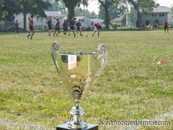 Students, Edmonton police come together for seventh annual Woodall Cup