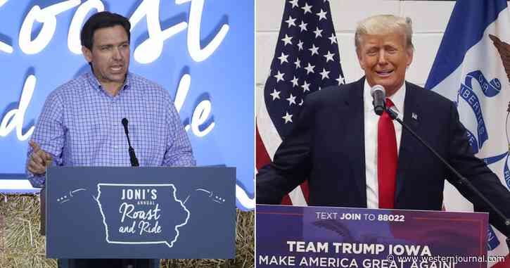 DeSantis Called Out for Dirty Campaign Move, Using Fake Images to Depict Trump Kissing Fauci