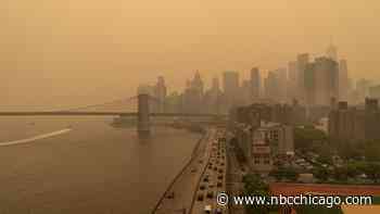 Could the smoke being seen in NY come to Chicago area next?