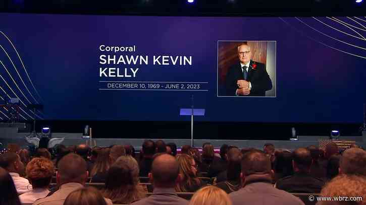 Funeral service held for Cpl. Shawn Kelly after deadly Denham Springs shooting