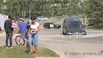Silver Springs sinkhole swallows front-end of SUV