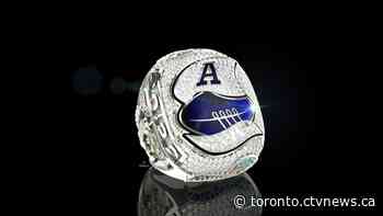 Toronto Argonauts players, coaches and staff receive their '22 Grey Cup rings