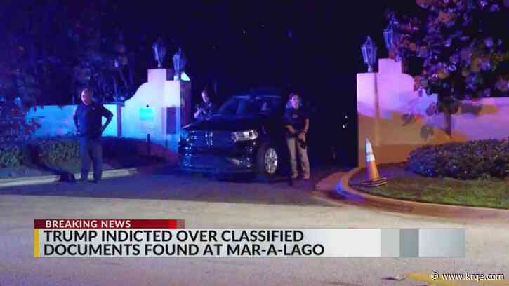 Donald Trump indicted for his handling of sensitive government material