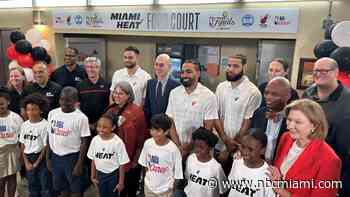 Heat give back to community while preparing for NBA Finals Game 4