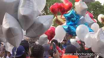 Slain father of 3 Kenwood Academy athletes remembered in balloon release