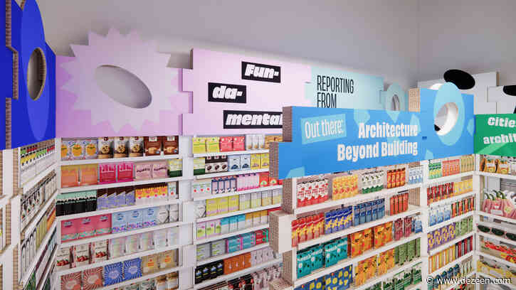 Latvia brings "supermarket-like atmosphere" to Venice Architecture Biennale pavilion