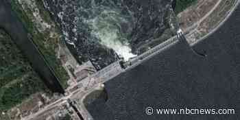 Satellite images show the scale of the Ukraine dam destruction