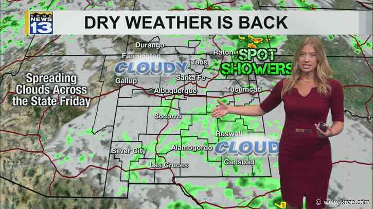 Dry and warm weekend for most of New Mexico