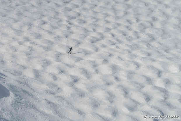 Skier Pulls Off Flawless Recovery On Challenging Mogul Run