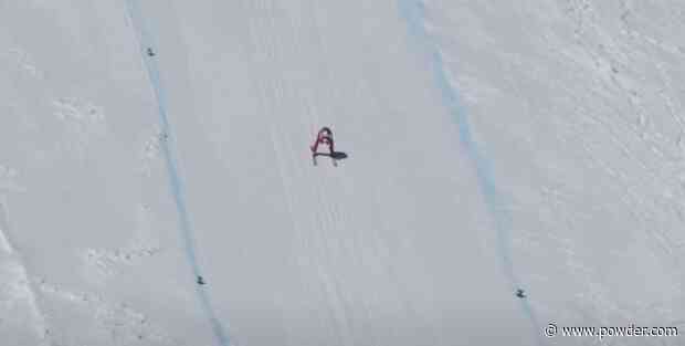 POV: What It's Like To Ski At Almost 150 MPH