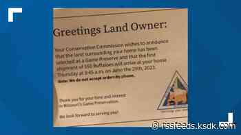 MDC: Don’t believe hoax letters claiming 550 buffaloes are being sent to your property