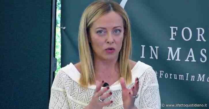 Meloni: “Il Mes è uno stigma che ora rischia di tenere bloccate le risorse. Non affrontare il tema in modo ideologico”