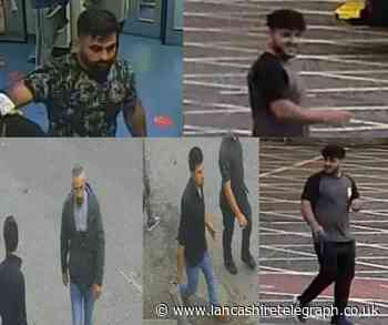 CCTV of 4 men released after incident in Blackburn last year