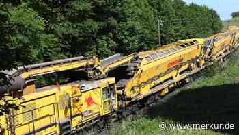 Laute Gleisbauarbeiten zwischen Schongau und Kinsau