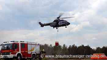 Feuer bei Jüterbog: Großschadenslage ausgerufen
