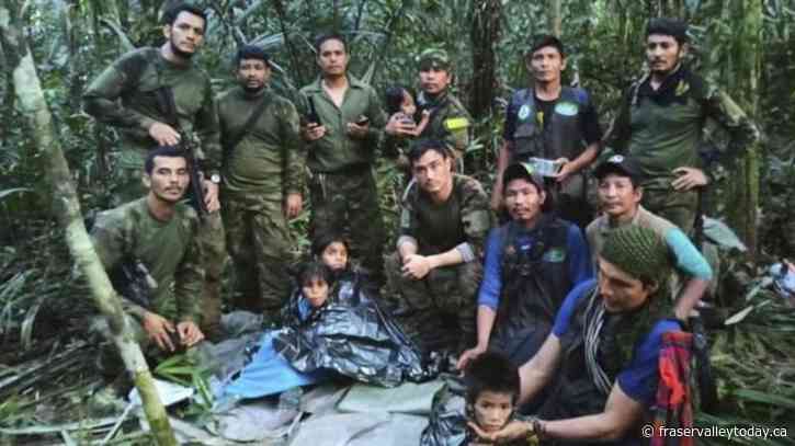 4 children lost in the jungle for 40 days after a plane crash are found alive in Colombia