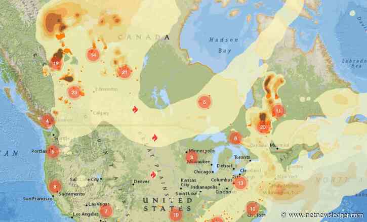New York City Tops List of Cities with Worst Air Quality Due to Canadian Wildfire Smoke
